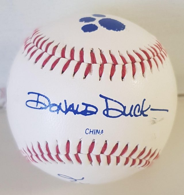 Image 3 of Disney Baseball Mickey Mouse & Character's Signatures