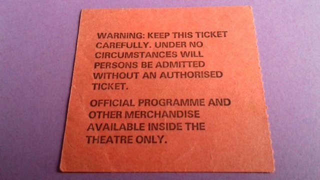 Image 2 of 1981 Slade concert ticket stub.