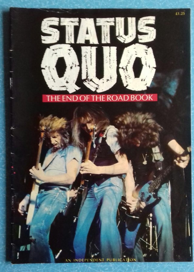 Preview of the first image of 1984 Status Quo "The End of the Road Book".