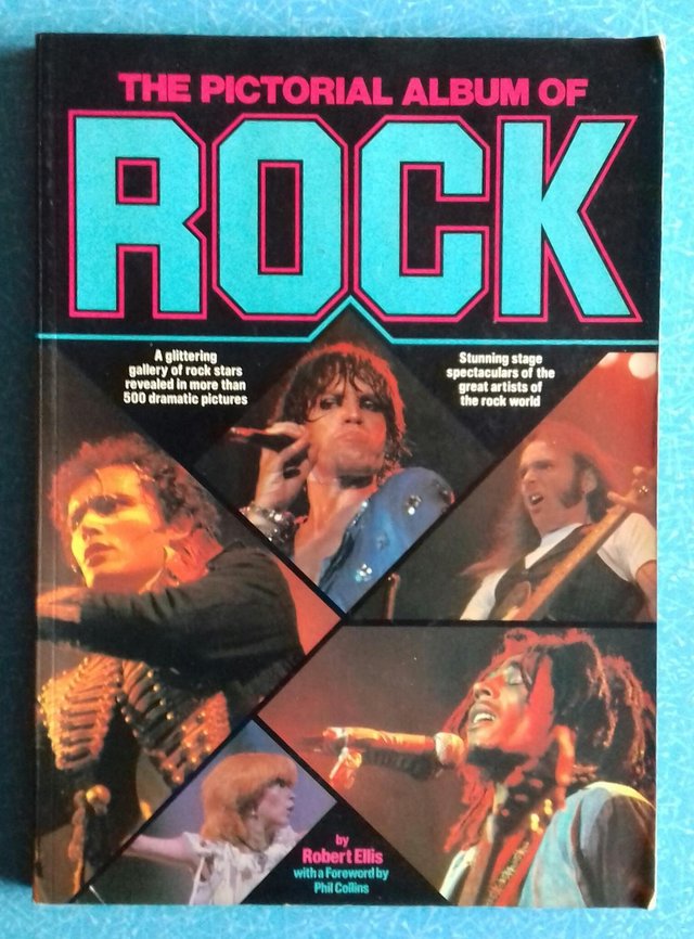 Preview of the first image of 1981 The Pictorial Album of Rock, by Robert Ellis..