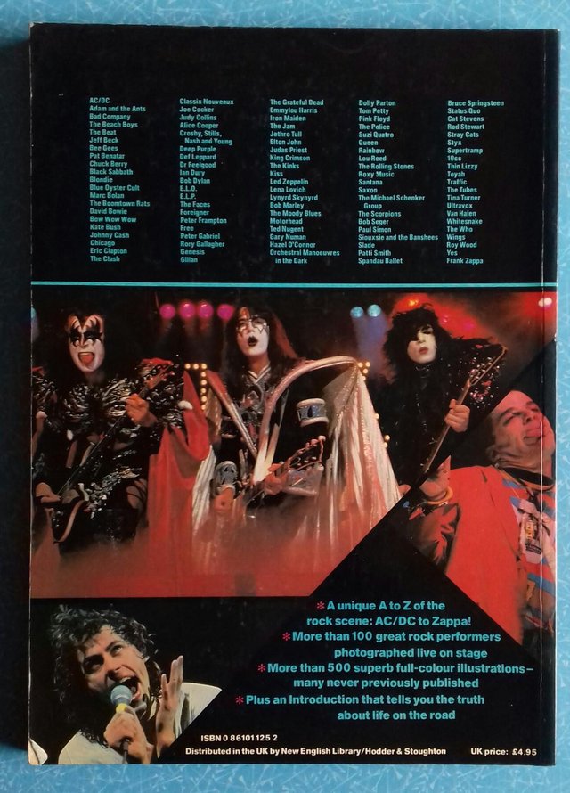 Image 2 of 1981 The Pictorial Album of Rock, by Robert Ellis.
