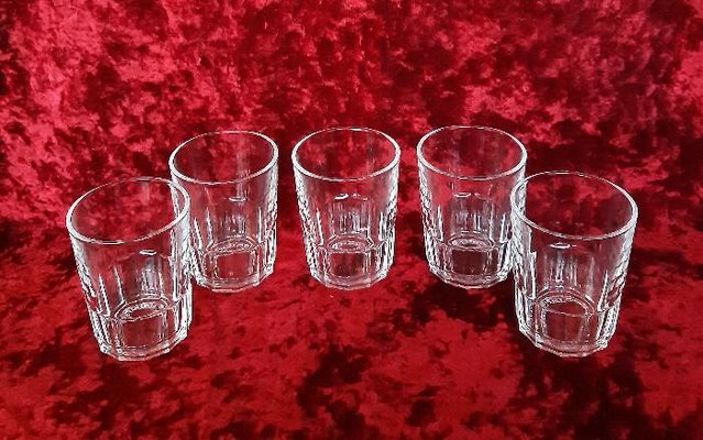 Preview of the first image of 5 Vintage Whiskey Glasses.