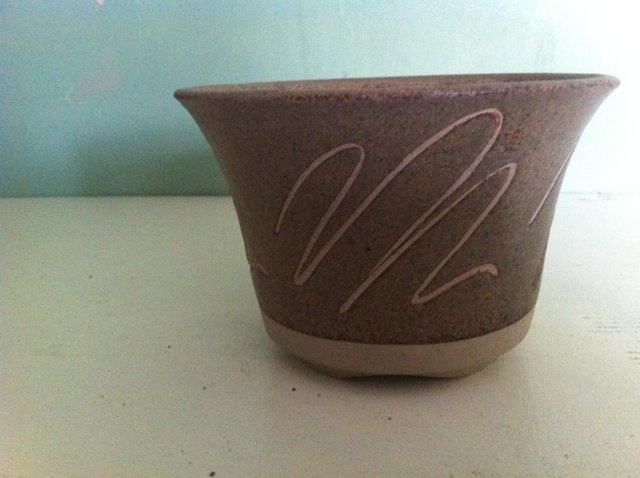 Image 2 of Etched bonsai pot (86)
