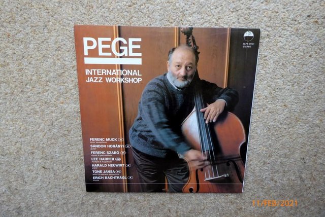 Image 2 of Aladár Pege: International Jazz Workshop LP - vinyl album/LP