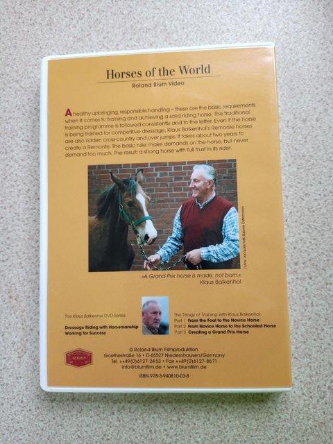 Image 2 of Klaus Balkenhol Parts 1 & 2 Foal to Grand Prix Horse DVD