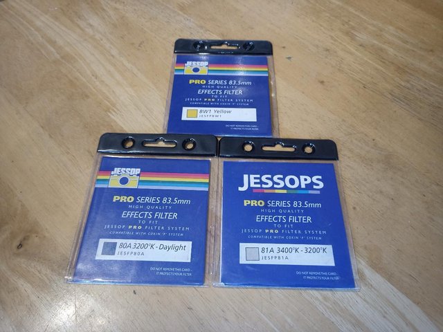 Preview of the first image of 3 X Jessop Filters for Cokin P series filter system..