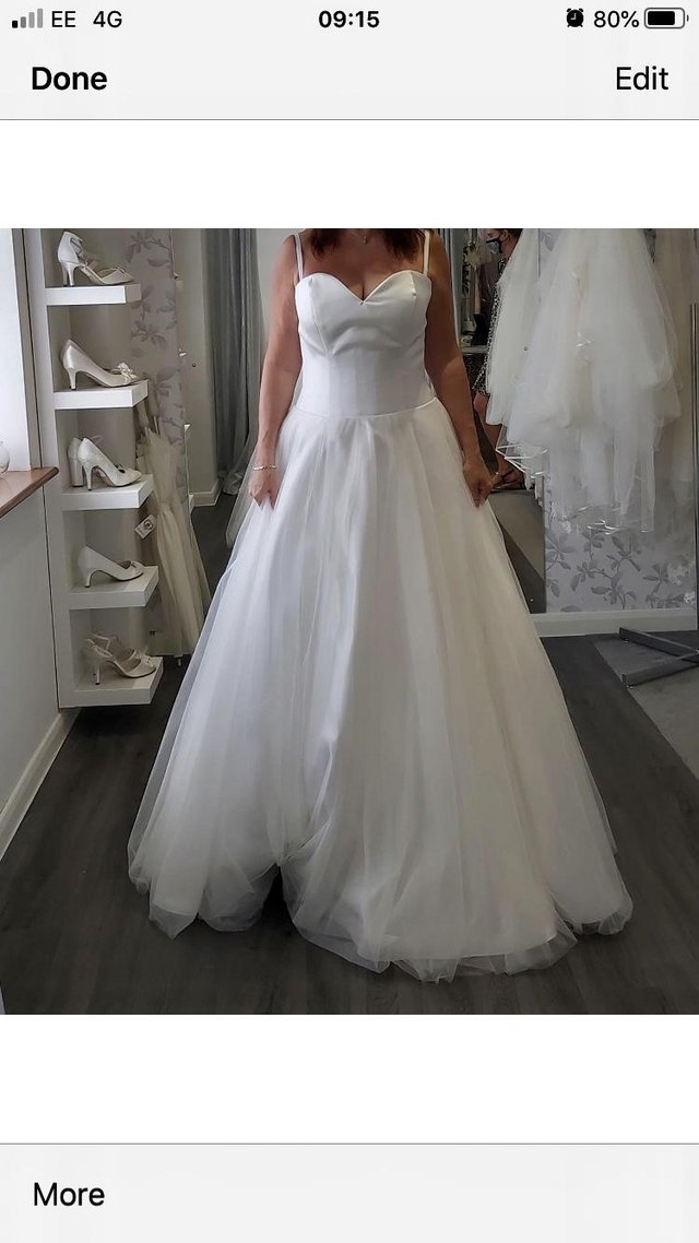 Image 5 of Eternity Bridal Dress Size 10 Brand New