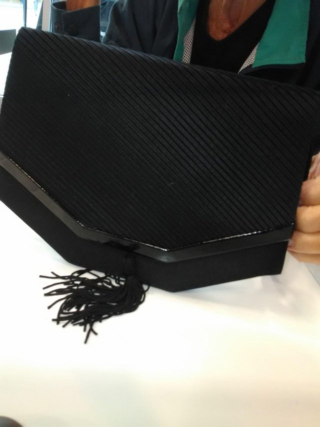 Preview of the first image of GIVENCHY Black evening Bag, Never used.