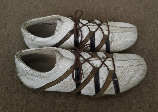 Image 3 of Lovely Mens Distressed Look Trainers By Next - Size 8 (42)