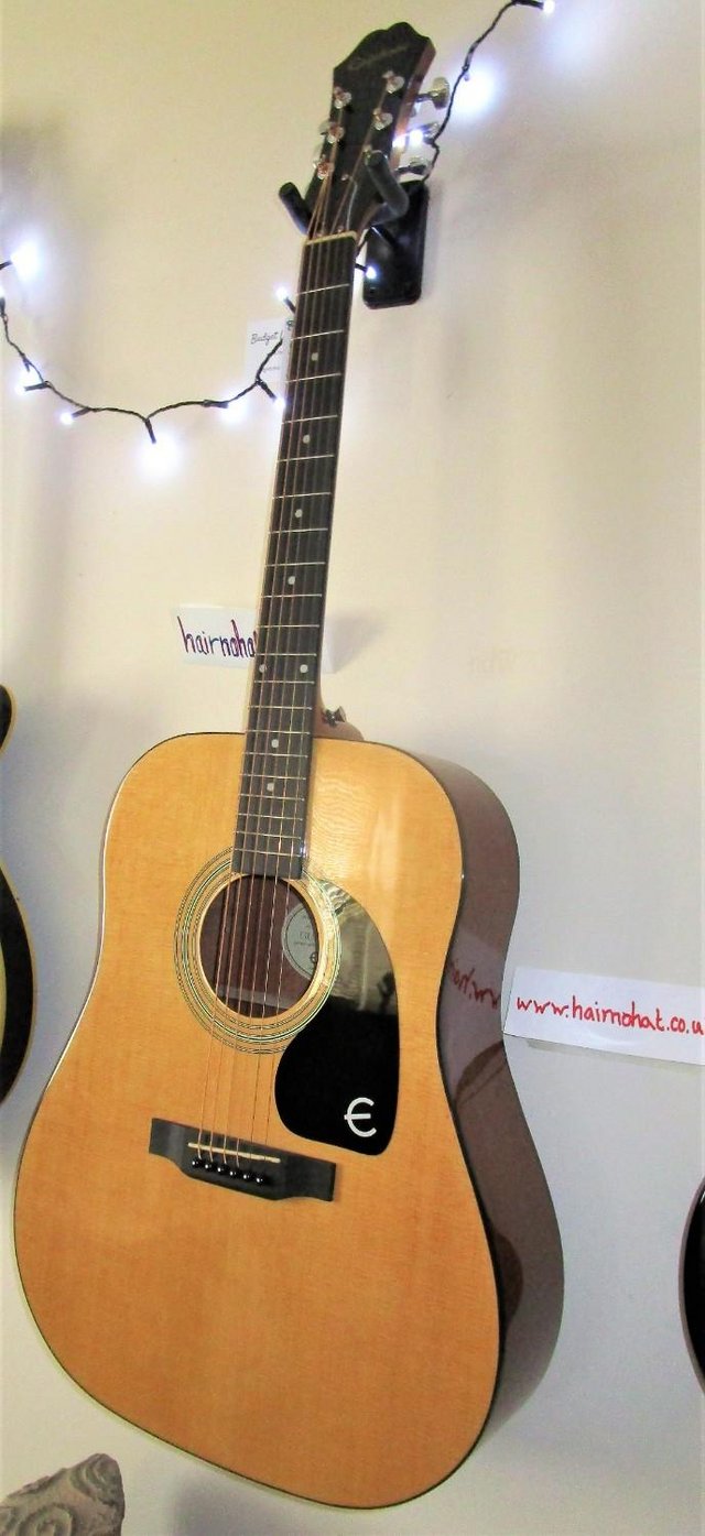 Preview of the first image of EPIPHONE DR100 Nvgc Quality New Strings and Set-up.