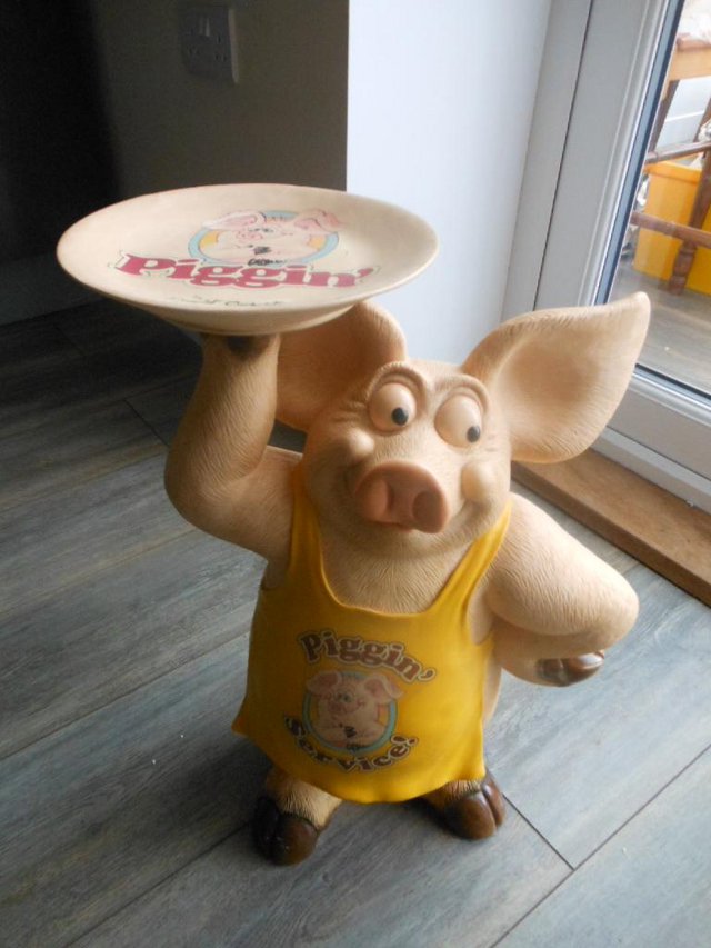 Preview of the first image of Pig Piggin Service David Corbridge 2000 Butcher Display?.