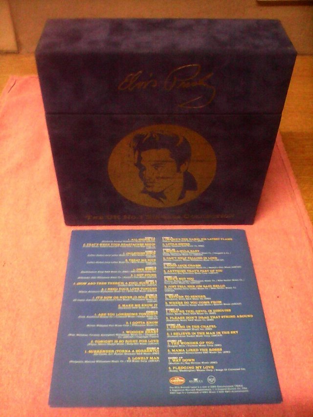 Preview of the first image of ELVIS PRESLEY THE UK NUMBER ONE SINGLES COLLECTION.