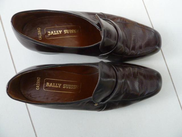 Preview of the first image of 2 pairs men's shoes, Swiss Bally and Toscana Italian, size 6.