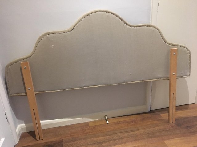 Image 2 of BEIGE COLOURED HEADBOARD FOR DOUBLE BED
