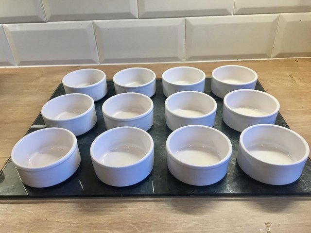 Preview of the first image of SET OF 12 CHINA RAMEKIN DISHES.