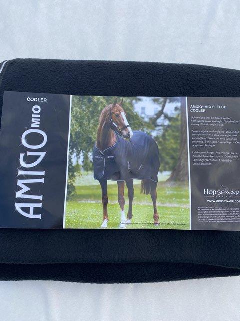 Preview of the first image of New Horseware Amigo Mio Fleece Cooler rug.