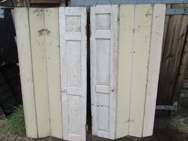 Preview of the first image of Genuine Georgian pair window shutters.