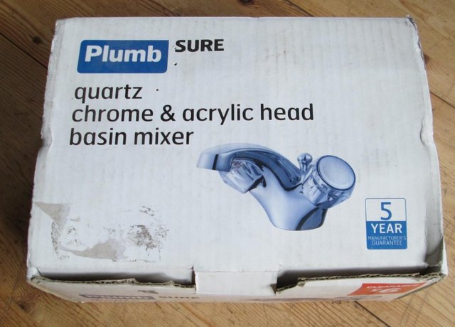 Image 2 of Plumb Sure Acrylic basin mixer taps