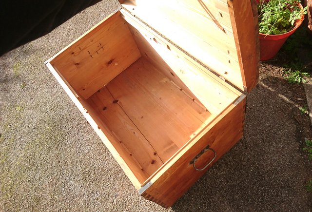 Image 7 of Vintage Pine Chest. Plenty Of Character!