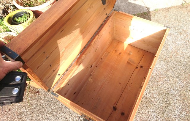 Image 8 of Vintage Pine Chest. Plenty Of Character!