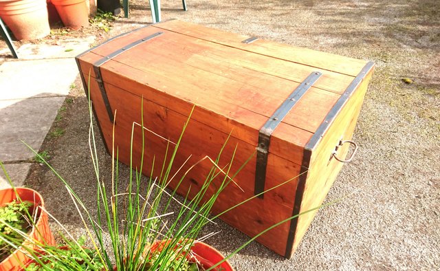 Image 16 of Vintage Pine Chest. Plenty Of Character!