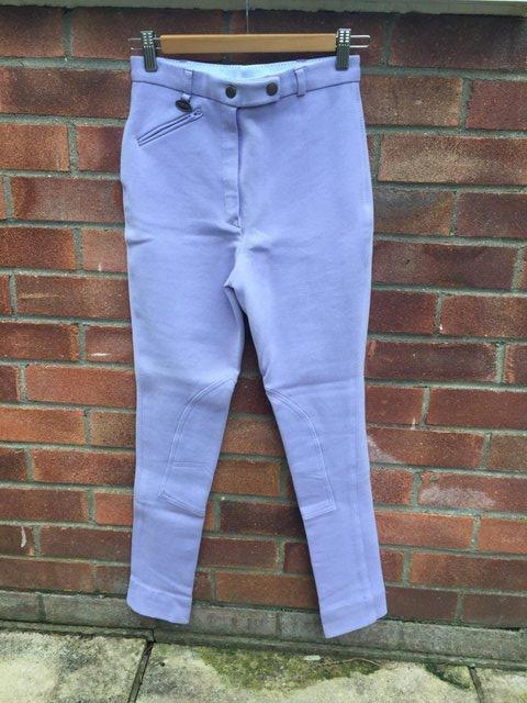 Preview of the first image of Lilac Equetech Jodhpurs.
