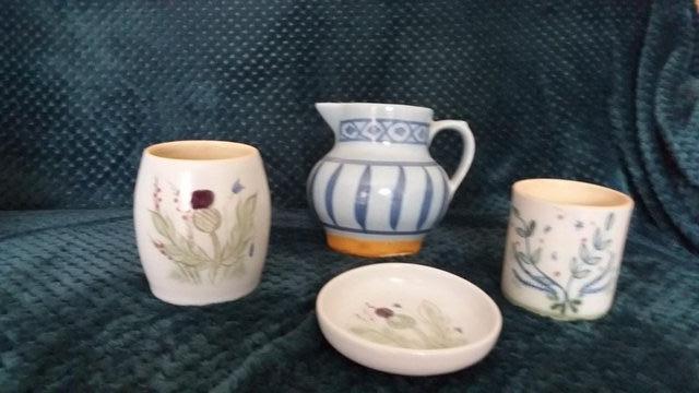 Preview of the first image of BUCHAN PORTOBELLO POTTERY X 4.