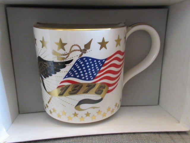 Image 2 of Wedgwood American Bicentennial 1976 Tankard BOXED / Limited