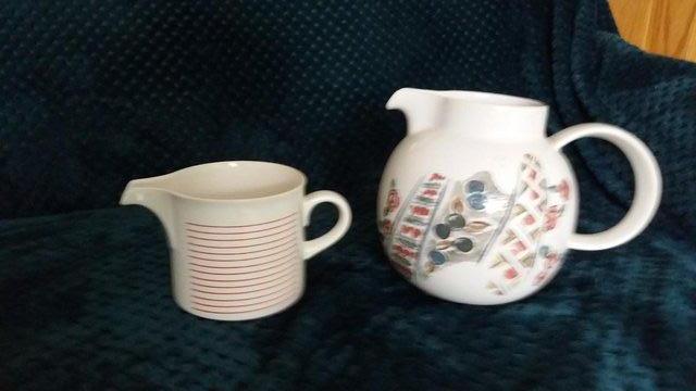 Preview of the first image of HORNSEA POTTERY  JUGS.