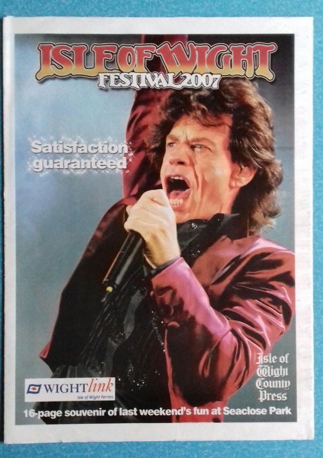 Preview of the first image of Isle of Wight Festival June 2007 - Rolling Stones..