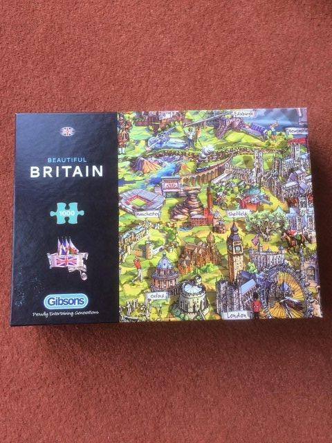Preview of the first image of GIBSONS 1000 PIECE JIGSAW PUZZLE-BEAUTIFUL BRITAIN.