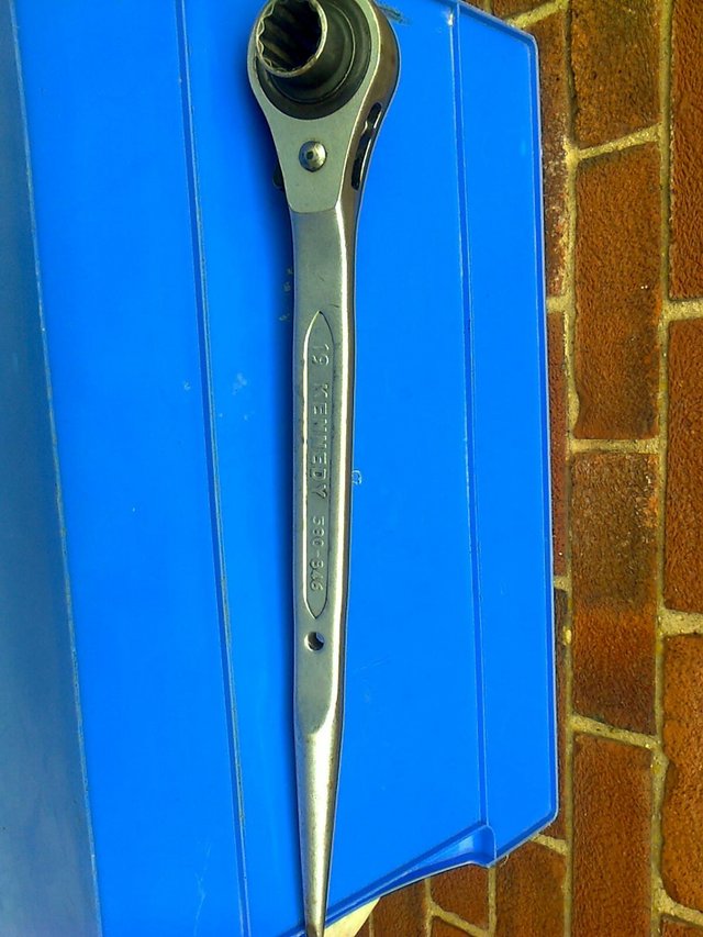 Preview of the first image of Podger, Scaffolding Ratchet Podger Spanner, Kennedy 580-846,.