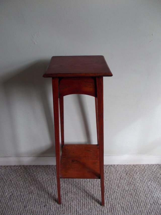 Image 3 of Rosewood Torchere plant stand Shabby Chic project