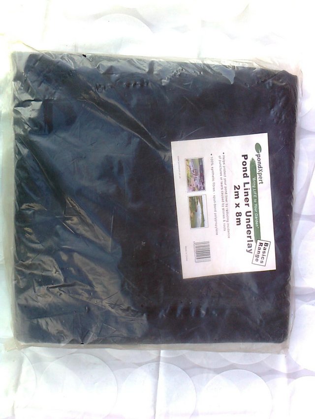 Image 2 of Pond Liner Underlay, New, in wrapping, unopened, 2mx8m, Priv