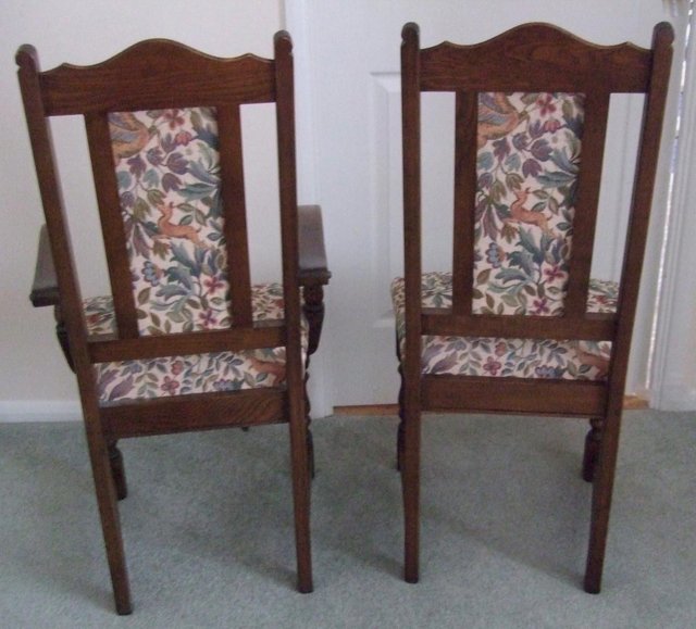 Image 3 of 4 Dining Chairs, Solid Wood, Old Charm