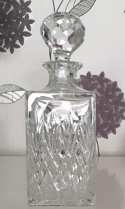 Preview of the first image of Royal Scot Crystal Edinburgh Square spirit Decanter.