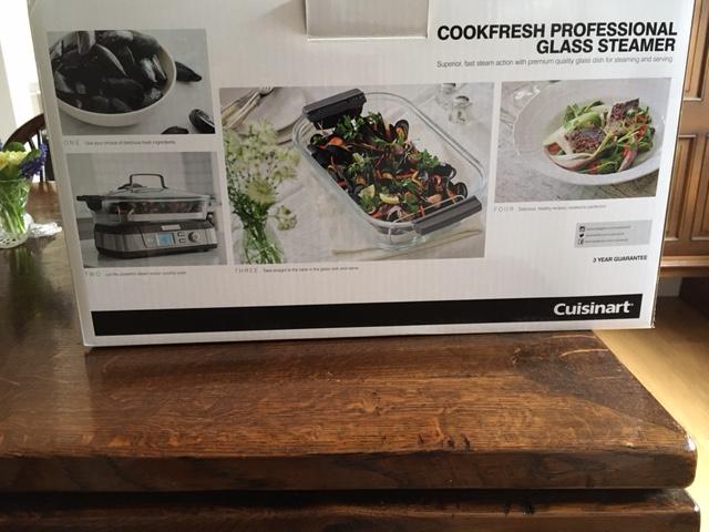 Preview of the first image of Cuisinart Professional cookfresh glass cooker.