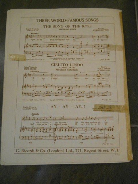 Image 2 of Vintage Sheet Music - Come Back to Sorrento Music by Ernesto