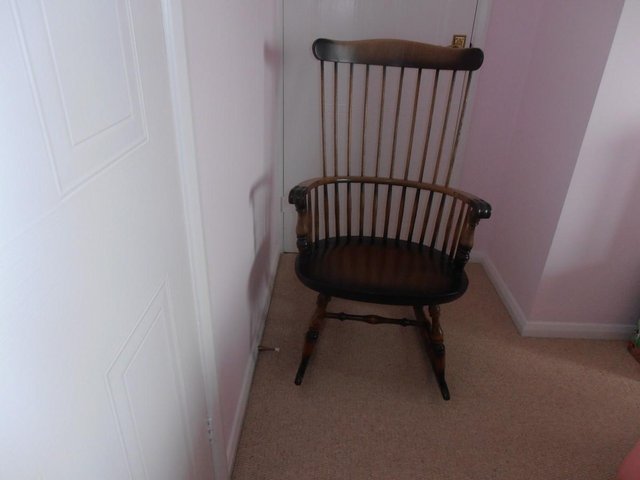 Preview of the first image of Reproduction Traditional Stick Back Rocking Chair!.