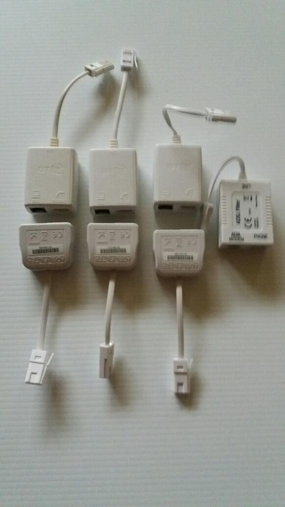 Preview of the first image of ASSORTMENT OF 7 ADSL FILTERS.