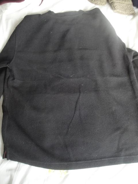 Image 3 of Used Black Round Neck Fleece. Size "M" C402