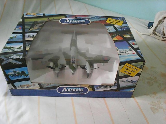 Image 2 of Mosquito die cast model plane 1.48 scale Franklin Mint