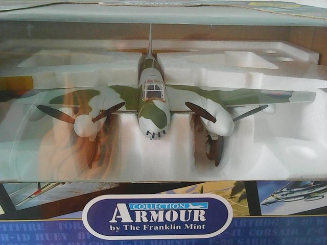 Image 3 of Mosquito die cast model plane 1.48 scale Franklin Mint