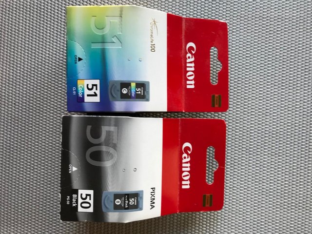 Preview of the first image of Genuine Canon Ink Cartridges (pair).