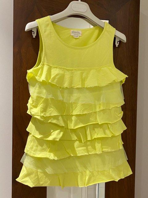 Preview of the first image of MINI BODEN JOHNNIE B GIRLS FELICITY FRILL TOP.13-14YR.RRP£28.