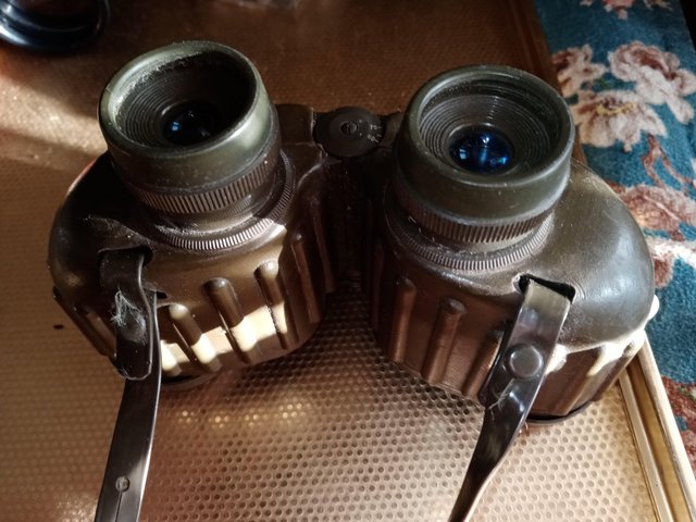 Preview of the first image of Made in west Germany, Army binoculars.