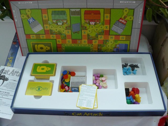Image 3 of 2001 Cat Attack strategy family board game. 2-6 players