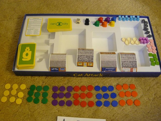 Image 7 of 2001 Cat Attack strategy family board game. 2-6 players