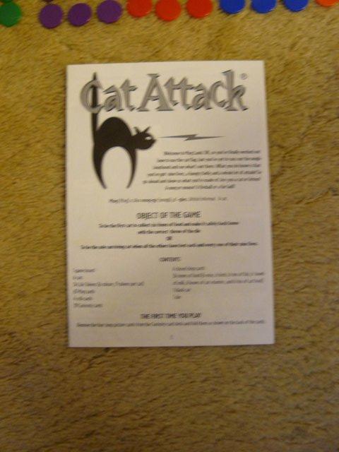 Image 6 of 2001 Cat Attack strategy family board game. 2-6 players