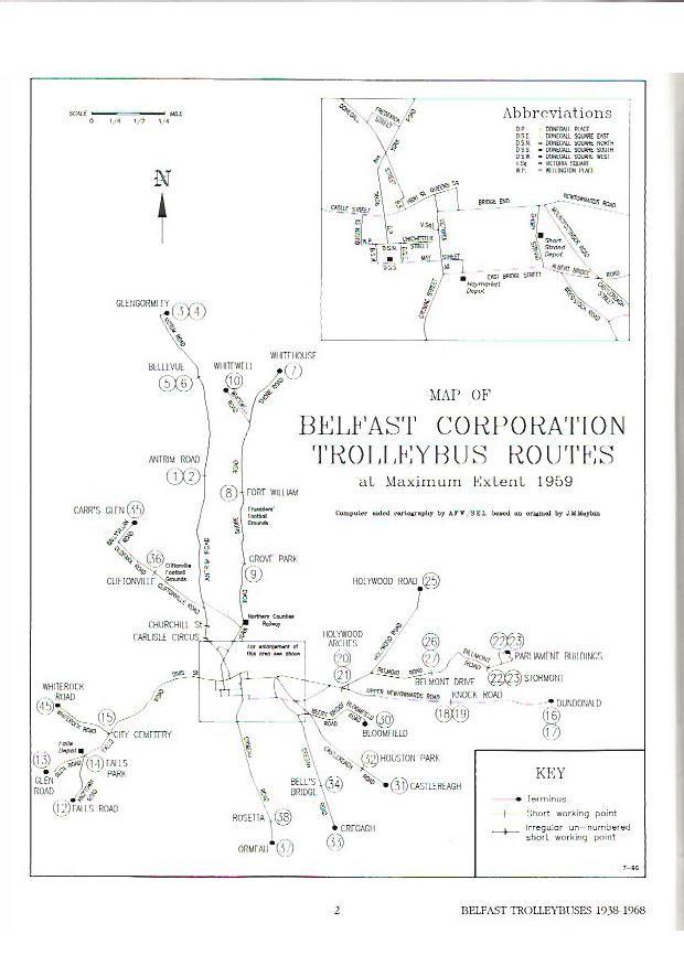 Image 3 of BELFAST TROLLEYBUSES 1938 - 1968